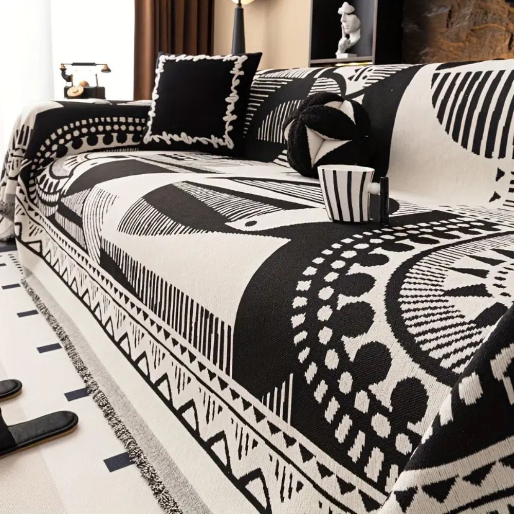 Lisslune | Mystic Lines Pattern Sofa Cover