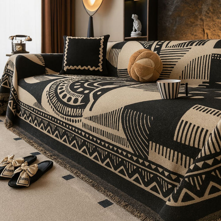 Lisslune | Mystic Lines Pattern Sofa Cover