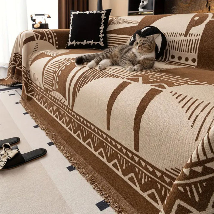 Lisslune | Mystic Lines Pattern Sofa Cover