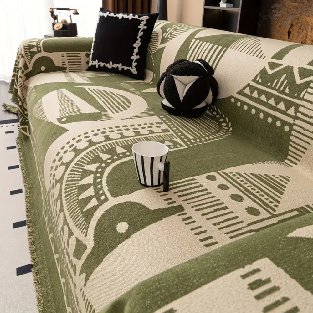 Lisslune | Mystic Lines Pattern Sofa Cover