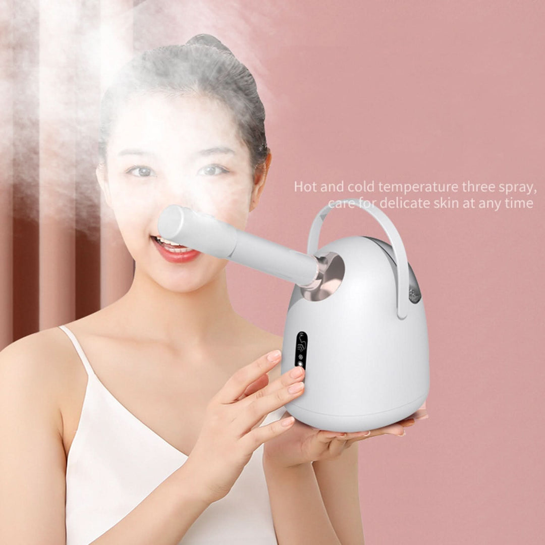 Lisslune | Nano Ionic Facial Steamer with Extendable Arm – Hot & Cold Mist SPA