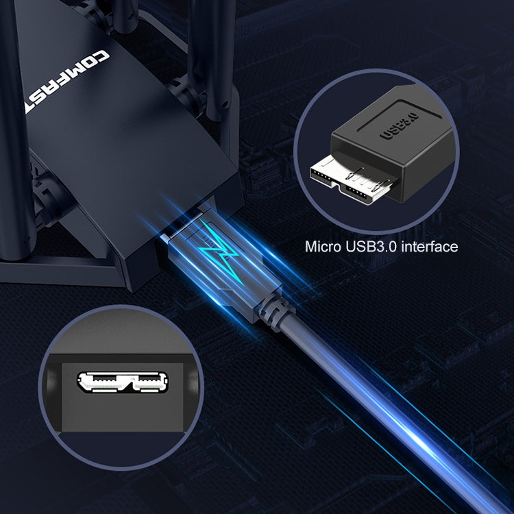 Lisslune | COMFAST CF-966AX Free-drive Dual Band 1800Mbps USB3.0 High Performance Wireless WiFi 6 Adapter