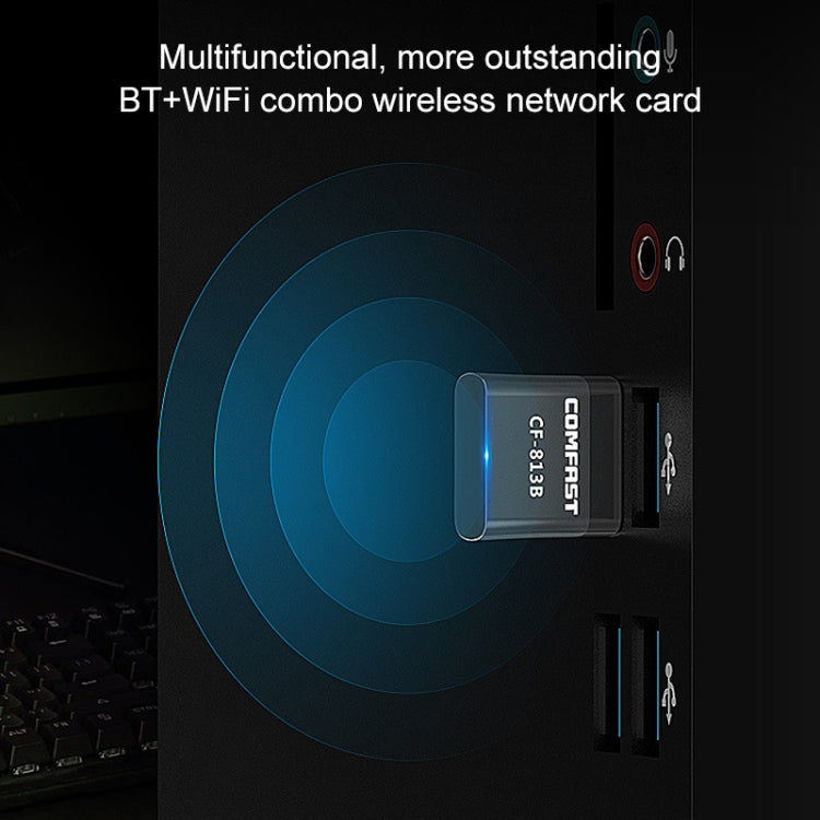 Lisslune | COMFAST CF-813B 650Mbps Dual-band Bluetooth Wifi USB Network Adapter