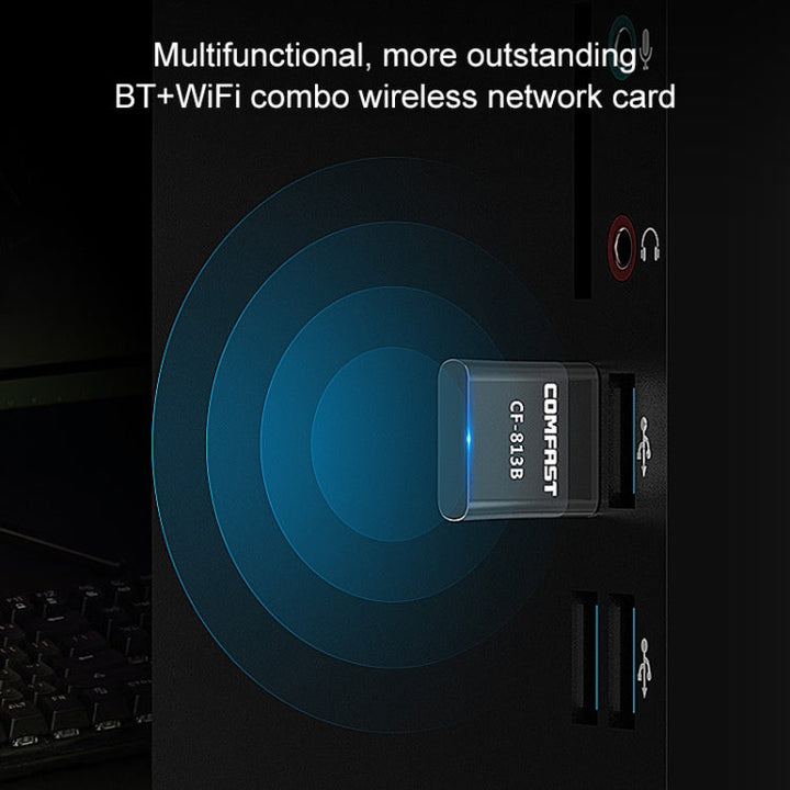 Lisslune | COMFAST CF-813B 650Mbps Dual-band Bluetooth Wifi USB Network Adapter