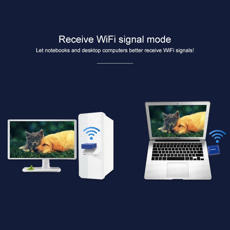 Lisslune | COMFAST CF-726B 650Mbps Dualband Bluetooth Wifi USB Network Adapter Receiver
