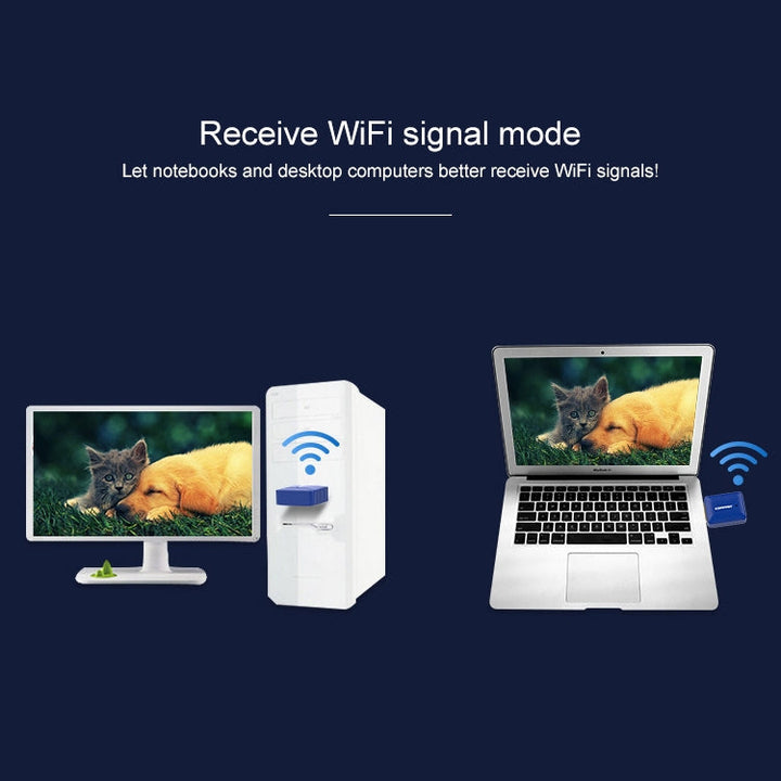 Lisslune | COMFAST CF-726B 650Mbps Dualband Bluetooth Wifi USB Network Adapter Receiver