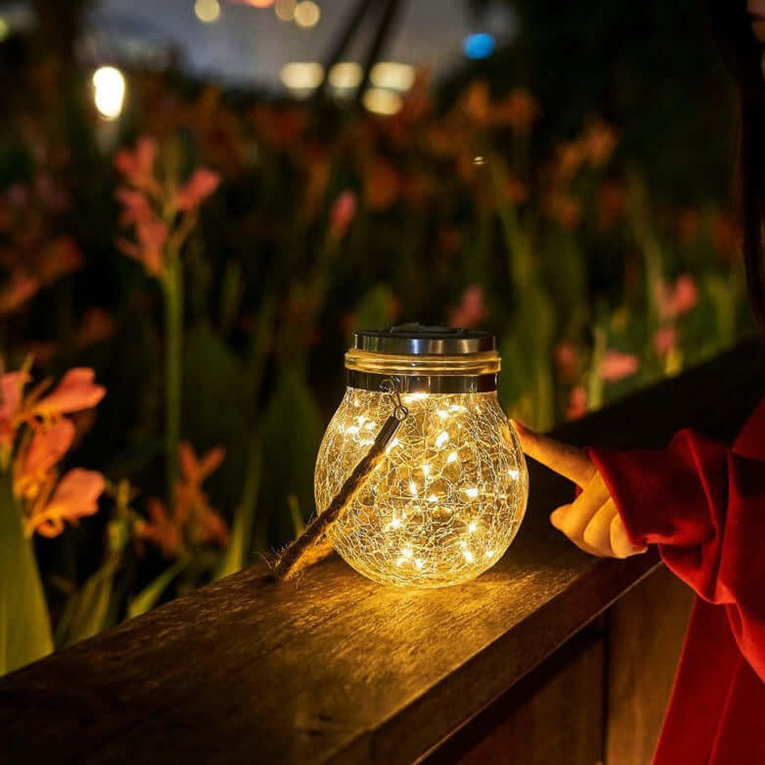 Lisslune | SunGlow - Warm Solar Glass Lamp