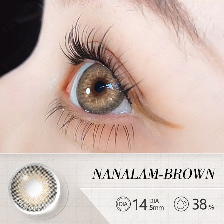 Rynx Nanalam Brown 14.5mm 1 Pair | 1 Year