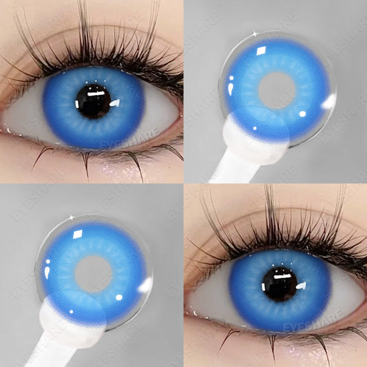 Rynx Cosplay Nebula BLUE 14.0 mm 1 Pair | 1 Year