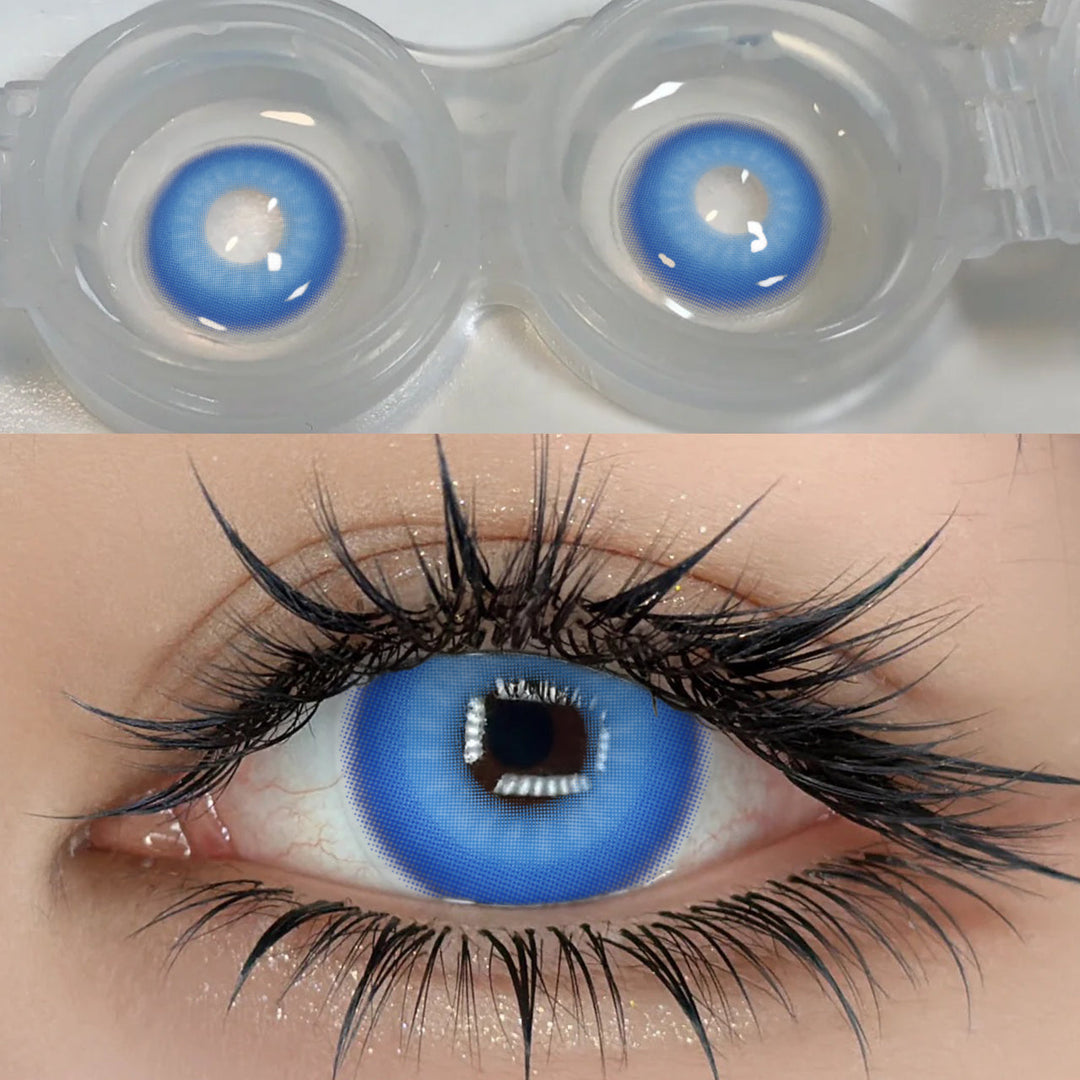 Rynx Cosplay Nebula BLUE 14.0 mm 1 Pair | 1 Year