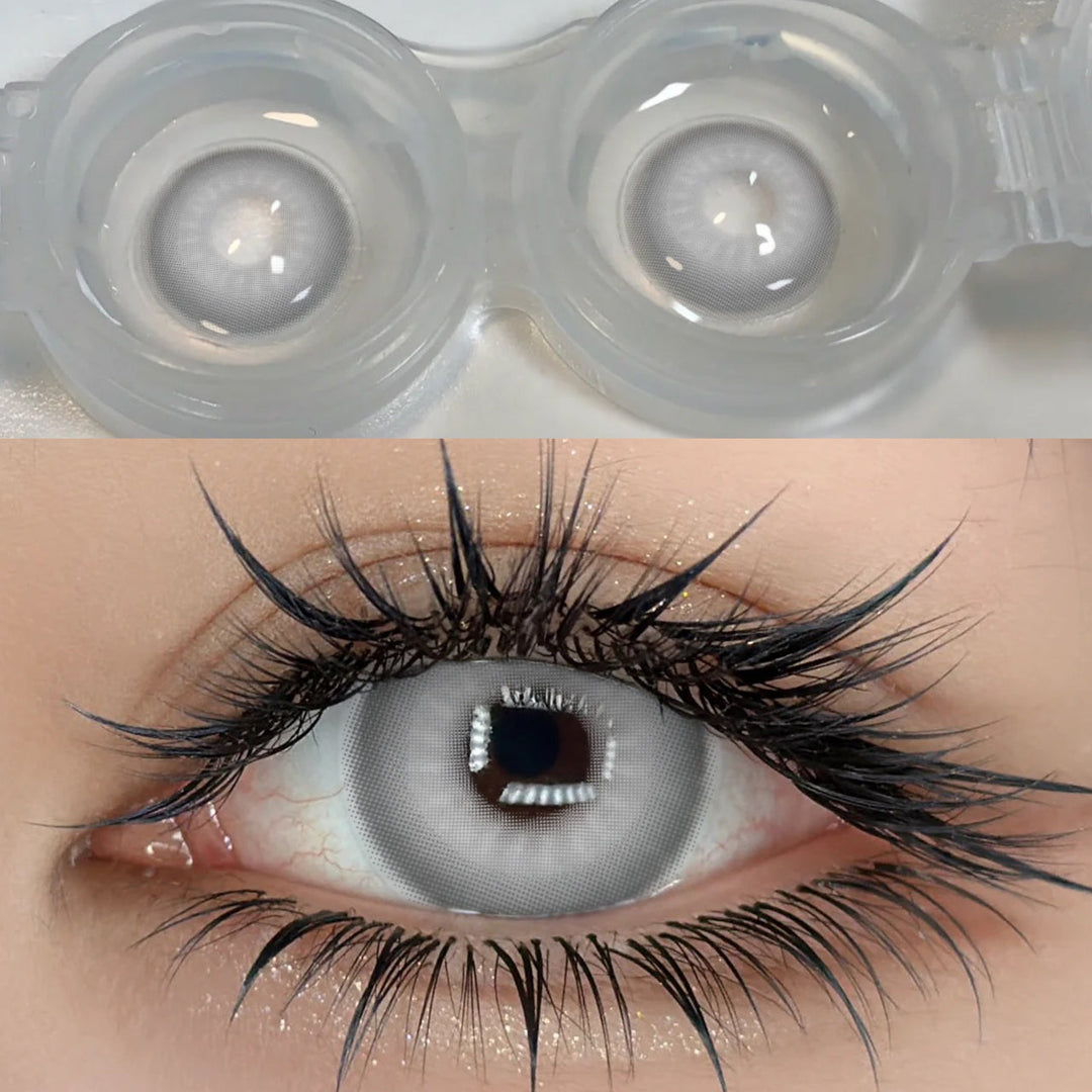 Rynx Cosplay Nebula GRAY 14.0mm 1 Pair | 1 Year