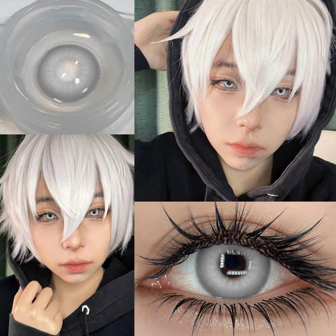 Rynx Cosplay Nebula GRAY 14.0mm 1 Pair | 1 Year