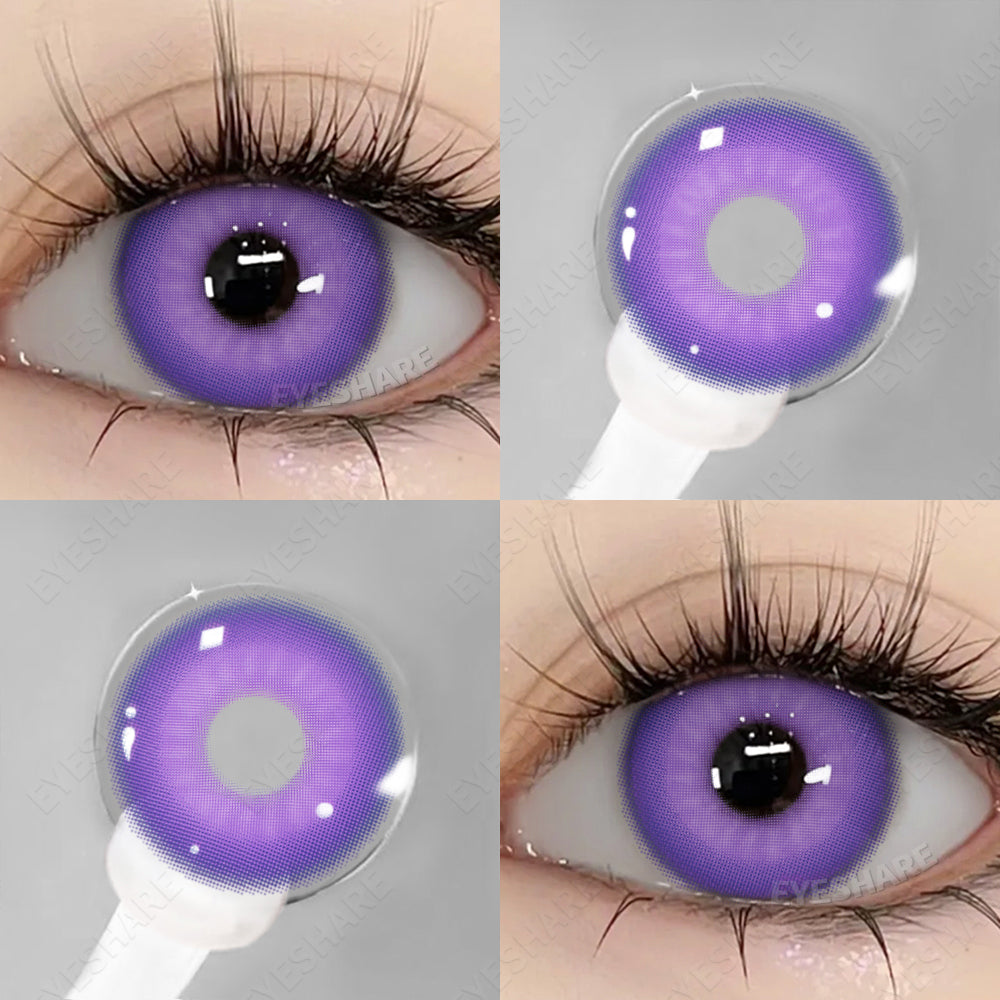 Rynx Cosplay Nebula Purple 14.0mm 1 Pair | 1 Year