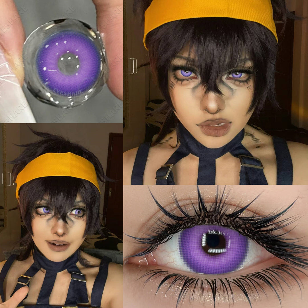 Rynx Cosplay Nebula Purple 14.0mm 1 Pair | 1 Year
