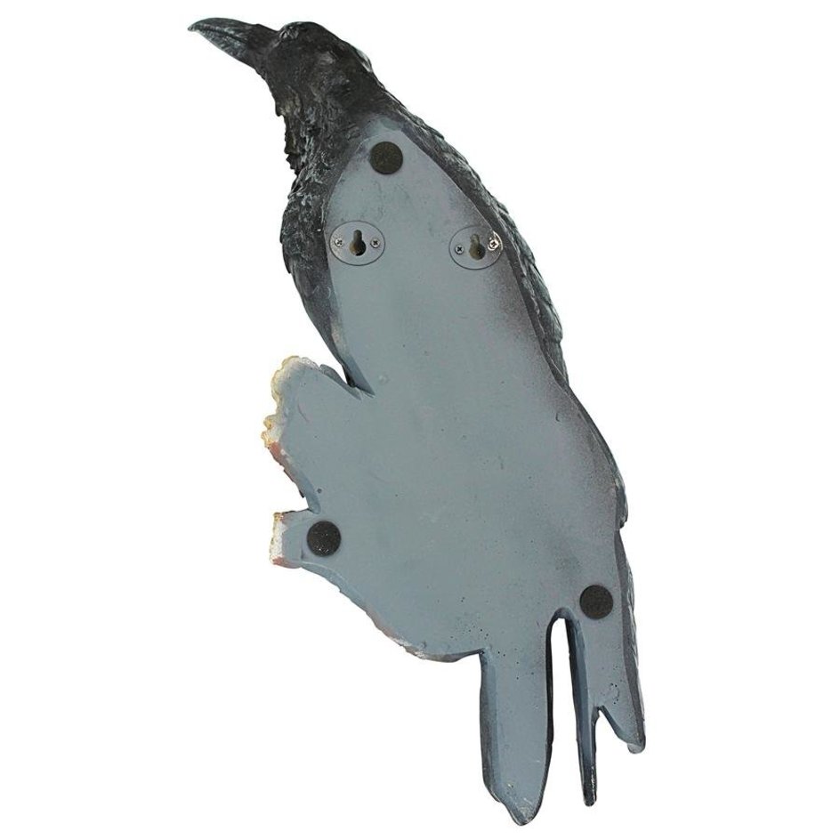 Lisslune | Noctura Realistic Decorative Raven – Mood-Enhancing Decoration for Home & Garden