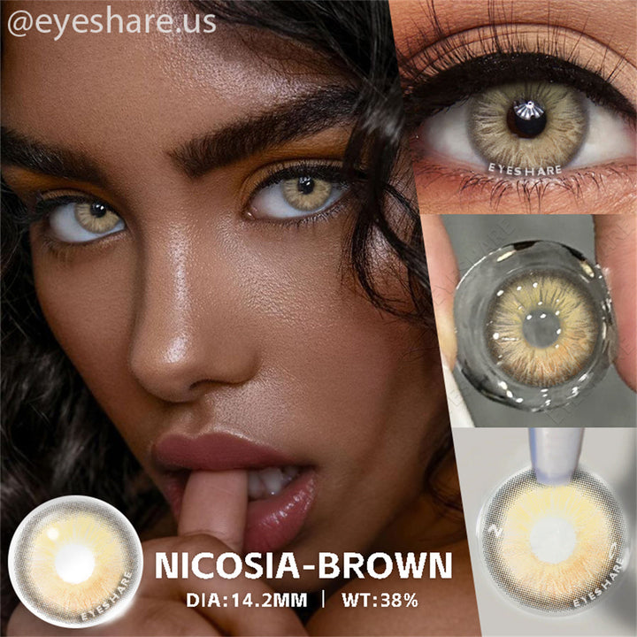 Rynx Nicosia Brown 14.2mm 1 Pair | 1 Year