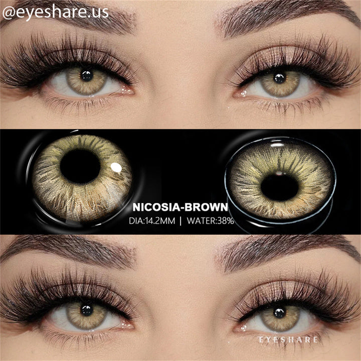 Rynx Nicosia Brown 14.2mm 1 Pair | 1 Year