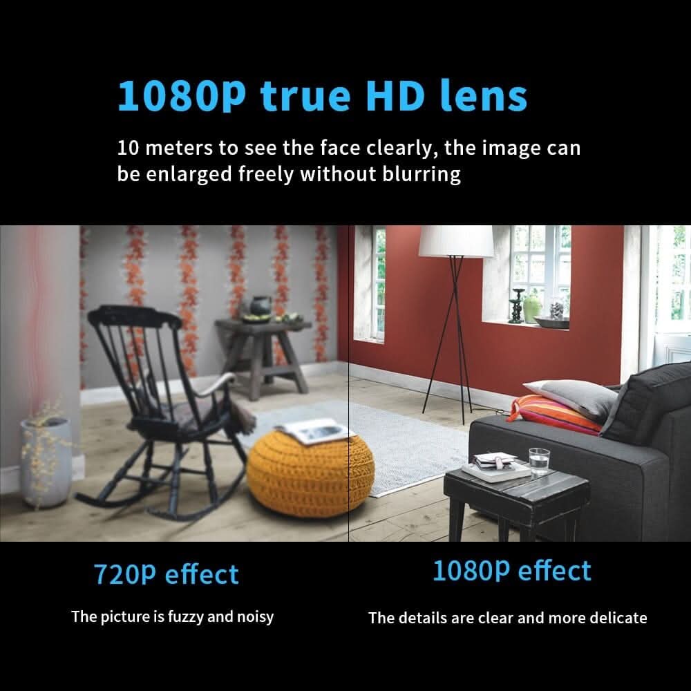 Lisslune | Small wireless camera with improved night vision for discreet surveillance