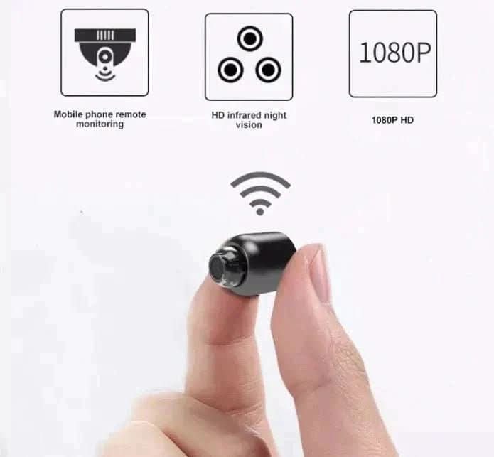 Lisslune | Small wireless camera with improved night vision for discreet surveillance