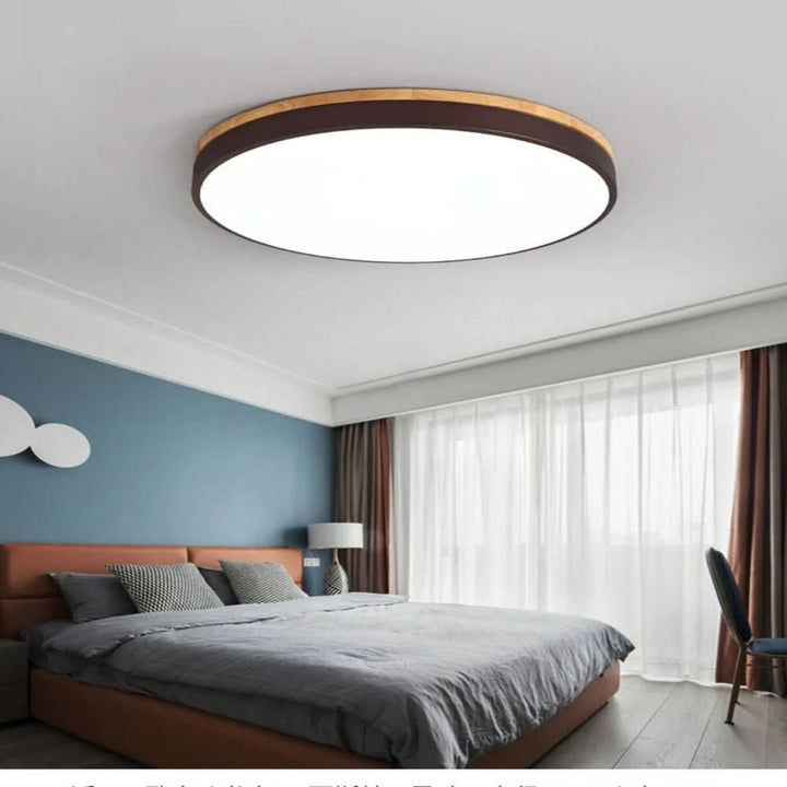 Lisslune | Ceiling light made of natural wood – Scandinavian design for kitchen, bedroom & living room