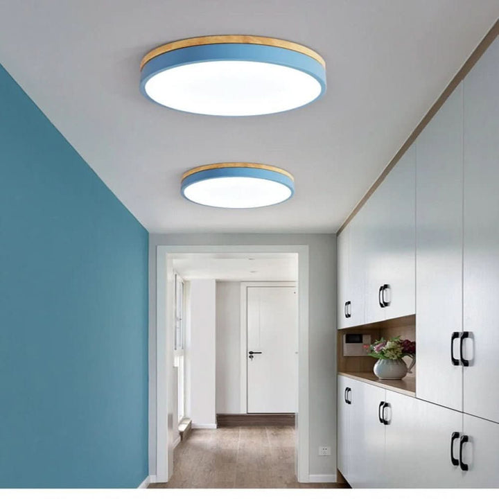 Lisslune | Ceiling light made of natural wood – Scandinavian design for kitchen, bedroom & living room