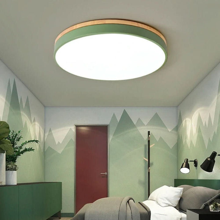 Lisslune | Ceiling light made of natural wood – Scandinavian design for kitchen, bedroom & living room