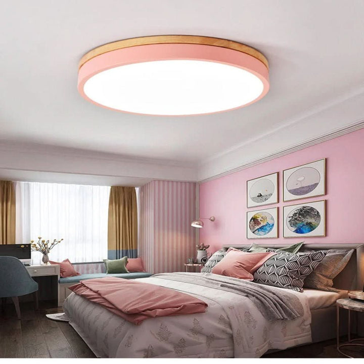 Lisslune | Ceiling light made of natural wood – Scandinavian design for kitchen, bedroom & living room