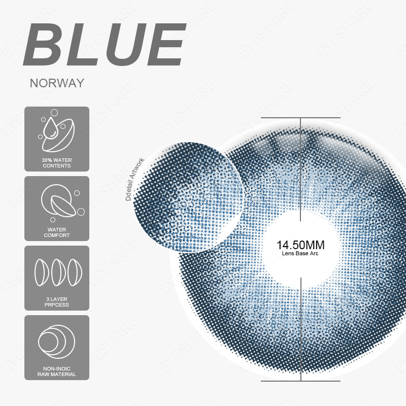 Rynx Norway Blue 14.5mm 1 Pair | 1 Year