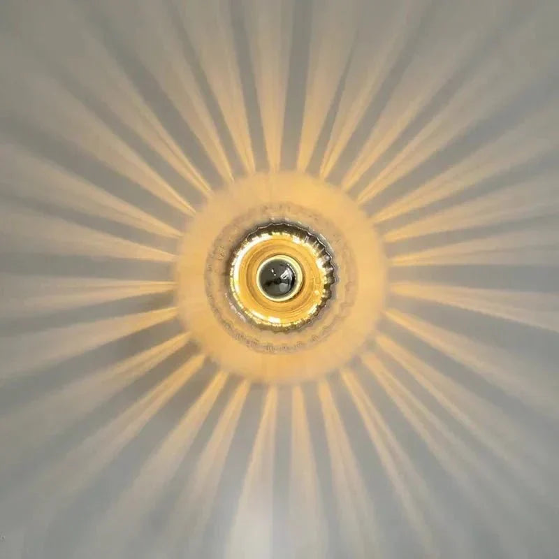 Lisslune | Scandinavian Bauhaus Wall Light – Nordic Glass & Metal Sconce for Modern Interiors