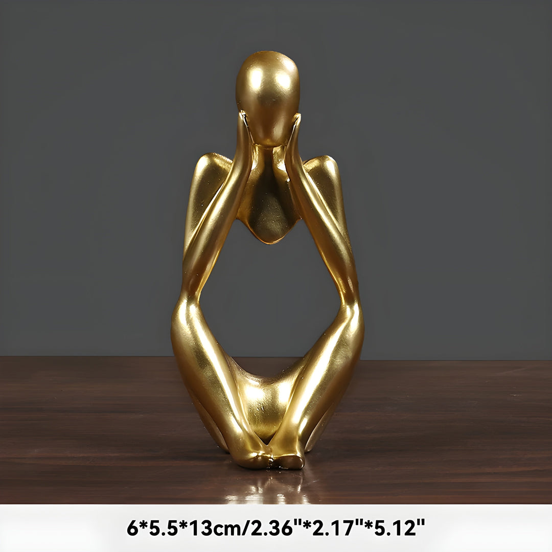 Lisslune | Abstract Thinker Sculpture Home Decor