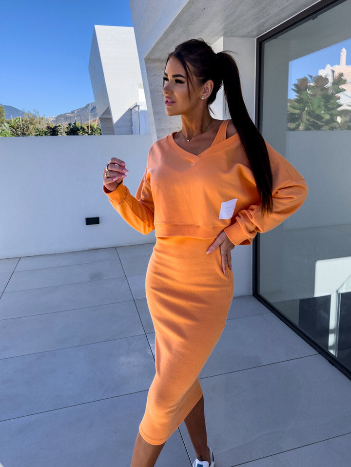 Lisslune | Mirela - Casual Sweatshirt and Dress Set