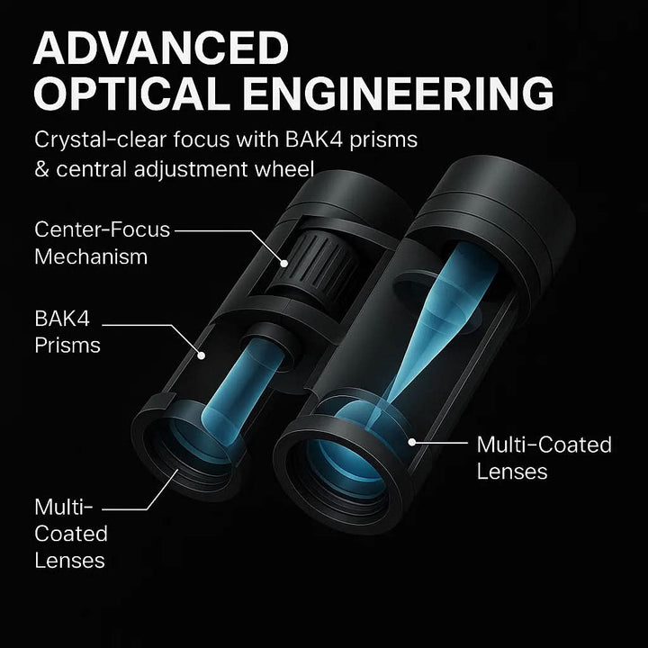 Lisslune | HD 40x22 binoculars for nature and outdoor adventures