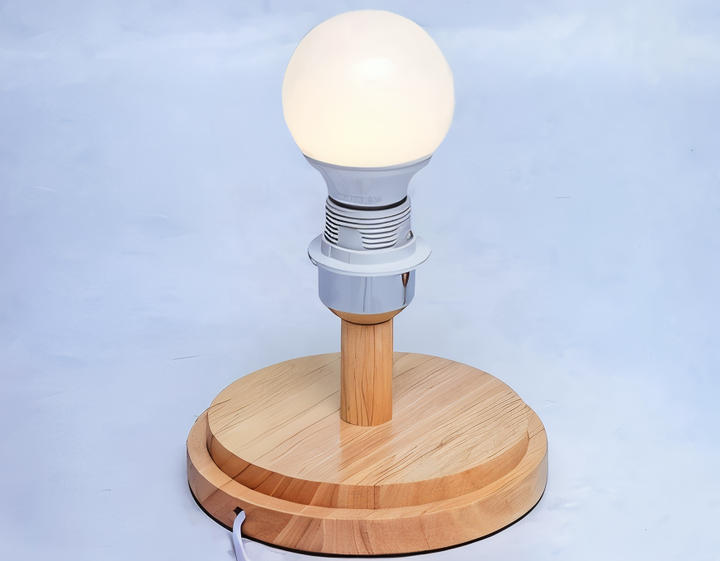 Lisslune | NatureHue – Vintage Bamboo Table Lamp – Creative Woven Rattan Desk Light
