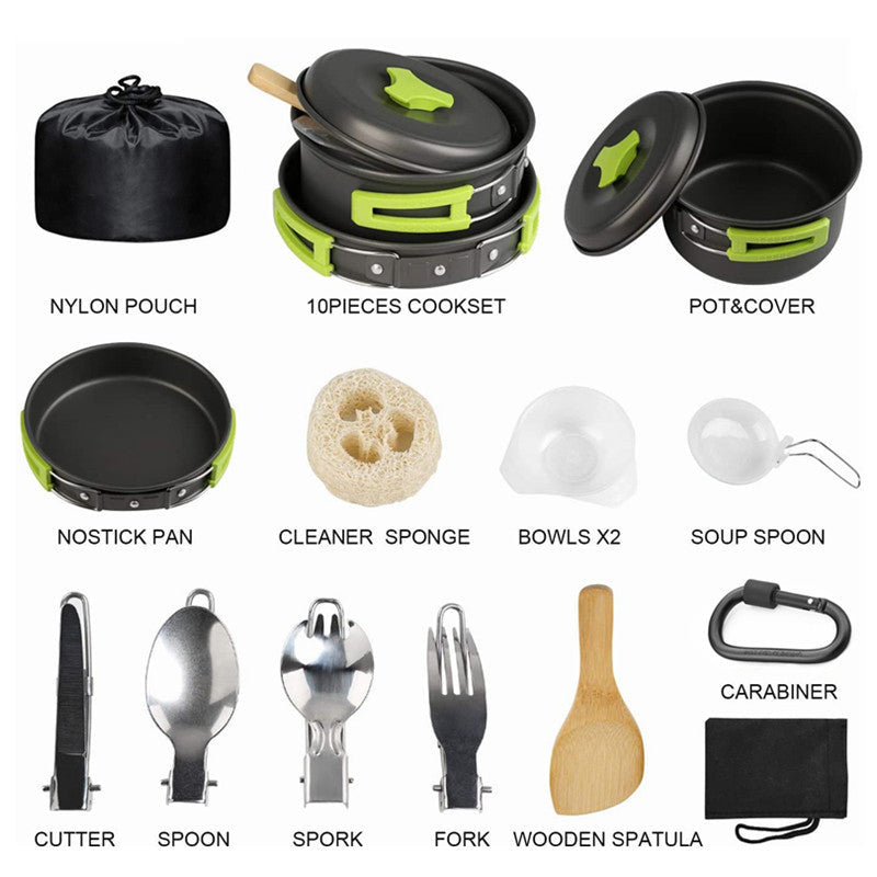 Lisslune | NaturePulse Camping Cookware Set Pro