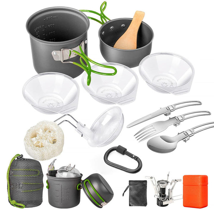 Lisslune | NaturePulse Camping Cookware Set Pro