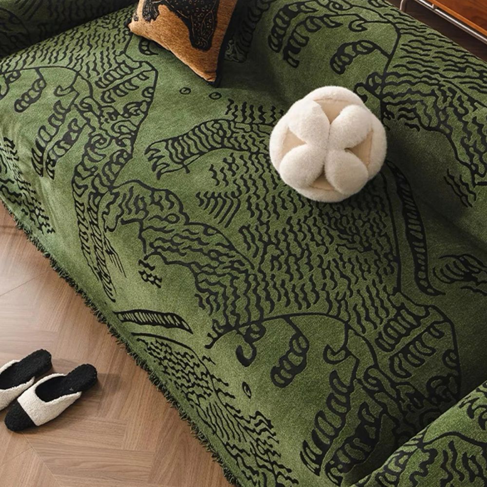 Lisslune | Nature Sketch Pattern Sofa Cover