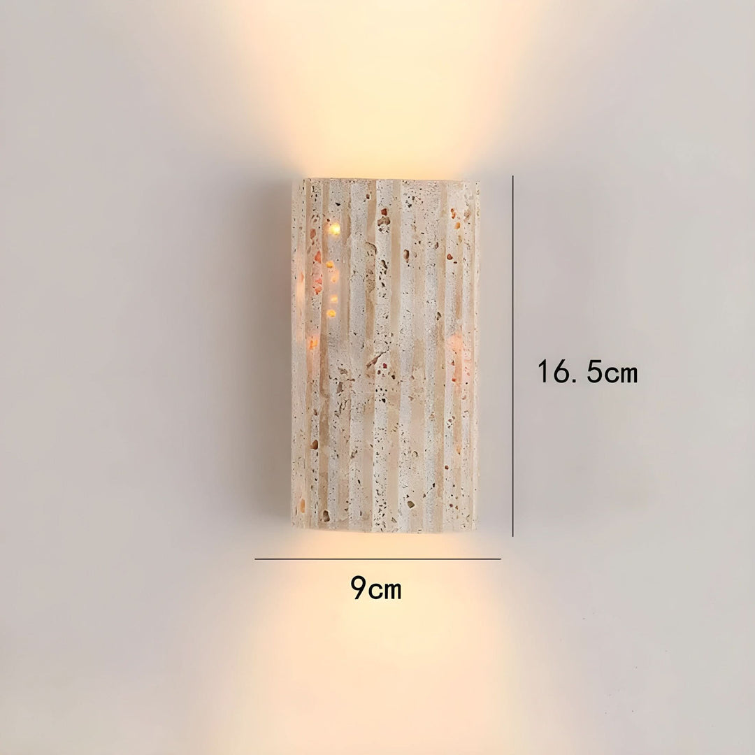 Lisslune | Natural Stone LED Wall Sconce Light