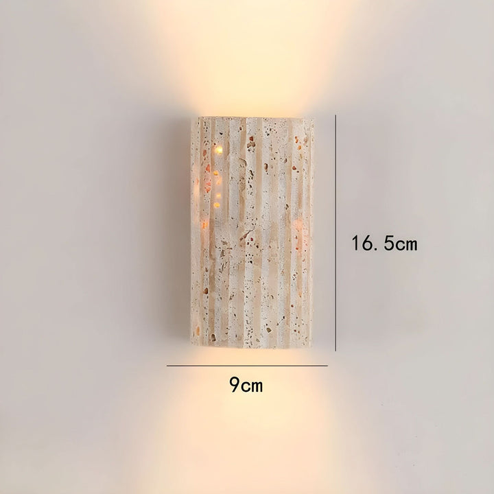 Lisslune | Natural Stone LED Wall Sconce Light