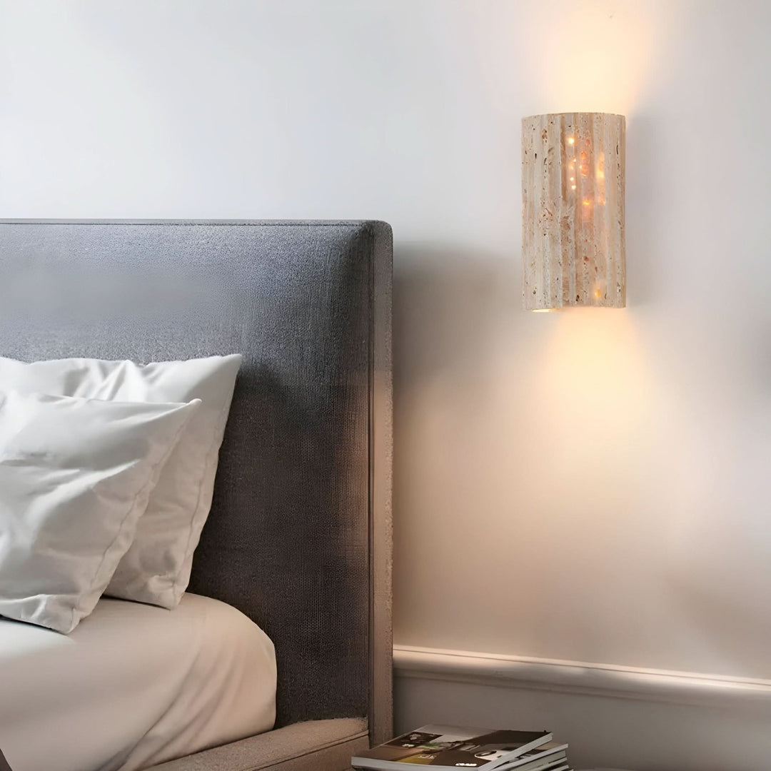 Lisslune | Natural Stone LED Wall Sconce Light