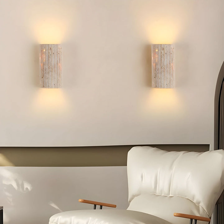 Lisslune | Natural Stone LED Wall Sconce Light