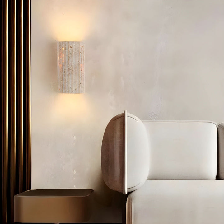 Lisslune | Natural Stone LED Wall Sconce Light