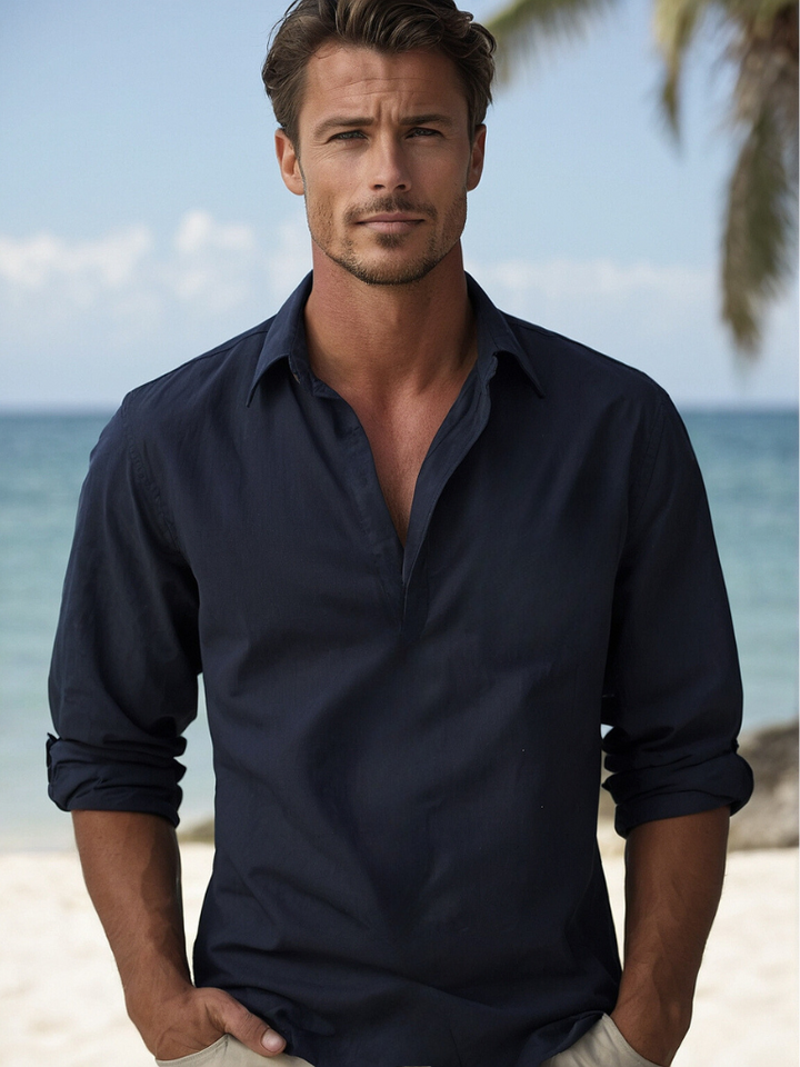 Lisslune | Linen shirt with breathable fabric