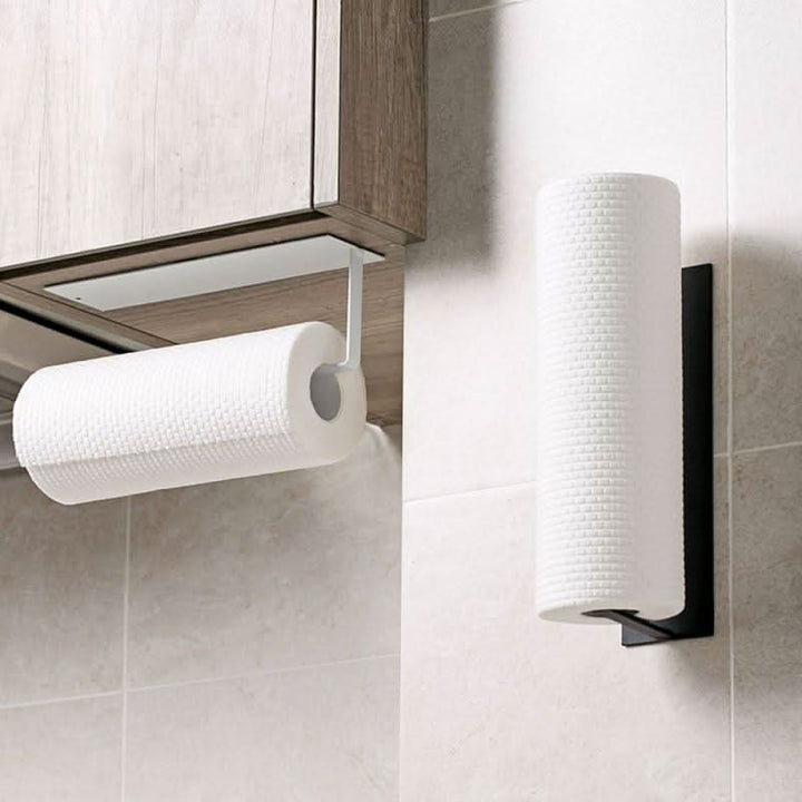 Lisslune | Modern Paper Towel Holder, Durable Iron, Wall Mountable