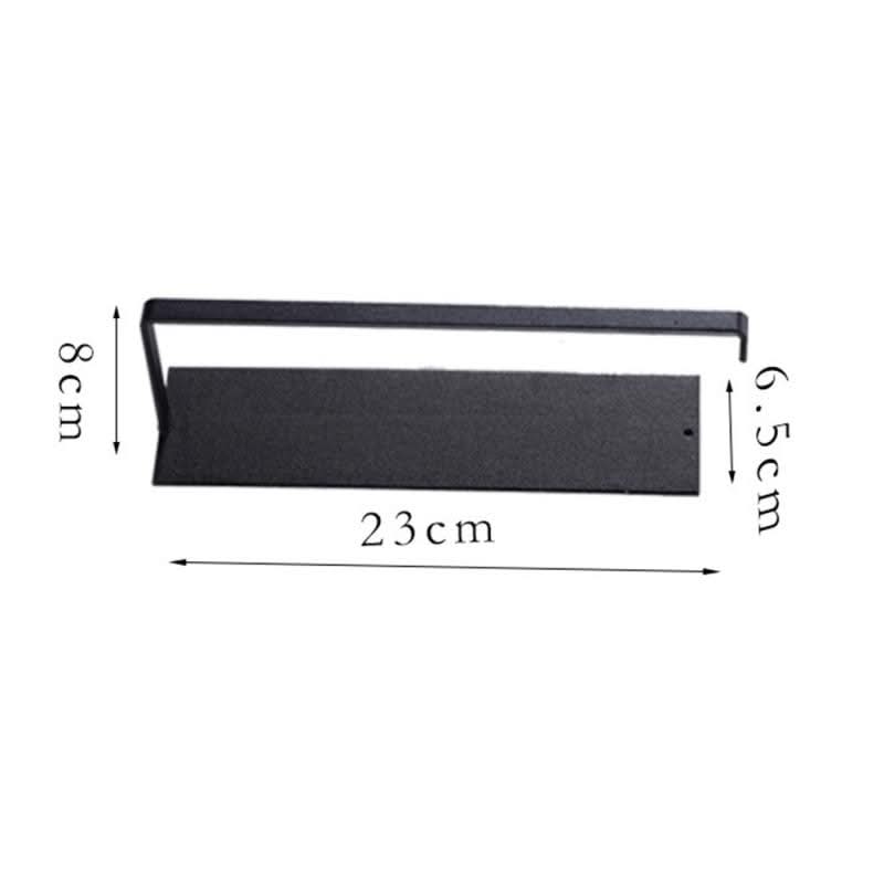 Lisslune | Modern Paper Towel Holder, Durable Iron, Wall Mountable