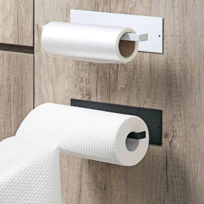 Lisslune | Modern Paper Towel Holder, Durable Iron, Wall Mountable
