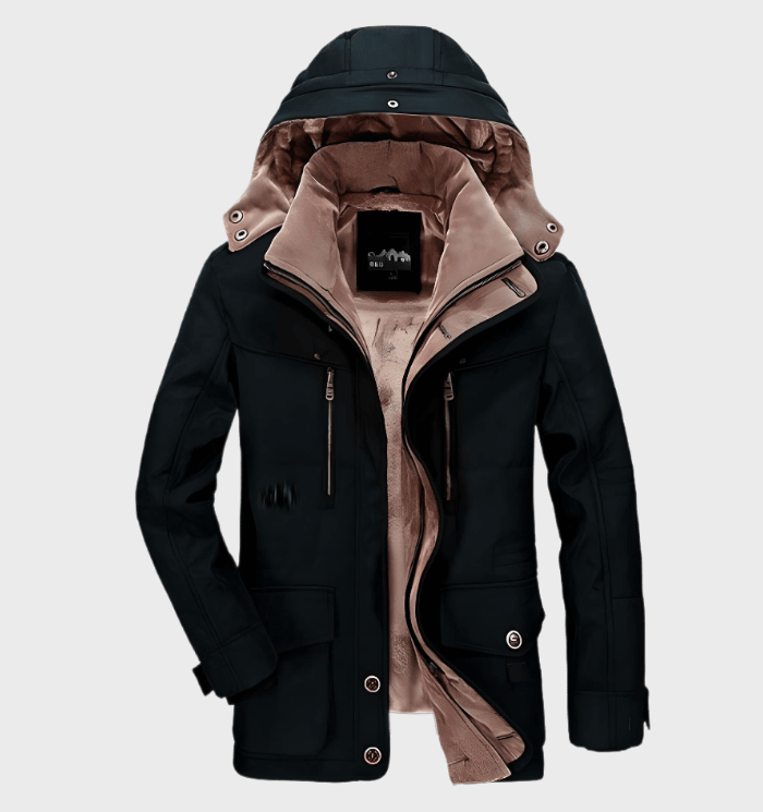 Lisslune | FrostGuard – Men's winter jacket with hood