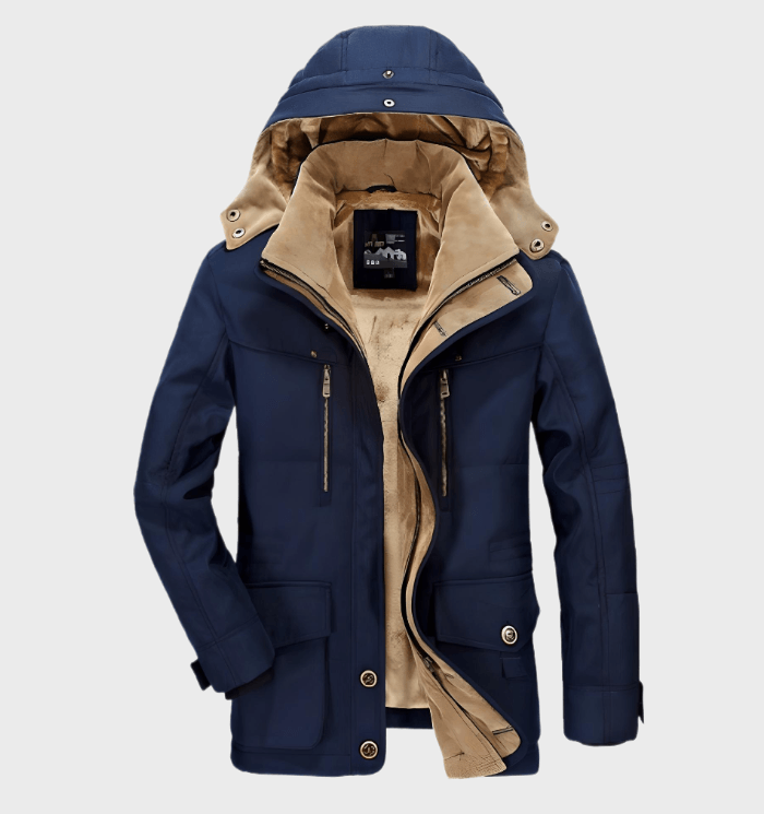 Lisslune | FrostGuard – Men's winter jacket with hood