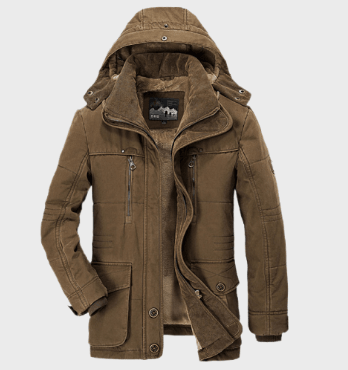 Lisslune | FrostGuard – Men's winter jacket with hood