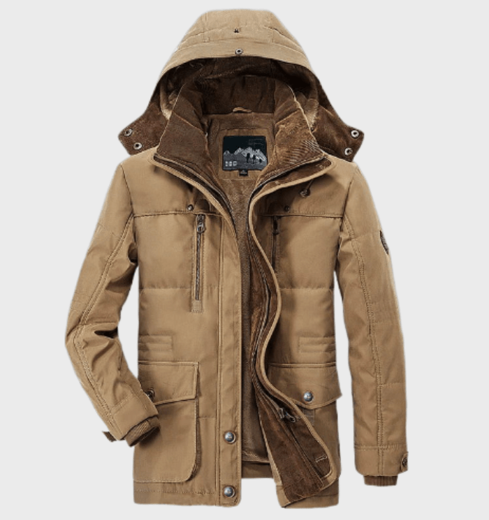 Lisslune | FrostGuard – Men's winter jacket with hood