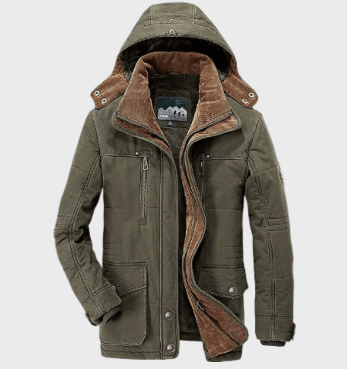 Lisslune | FrostGuard – Men's winter jacket with hood
